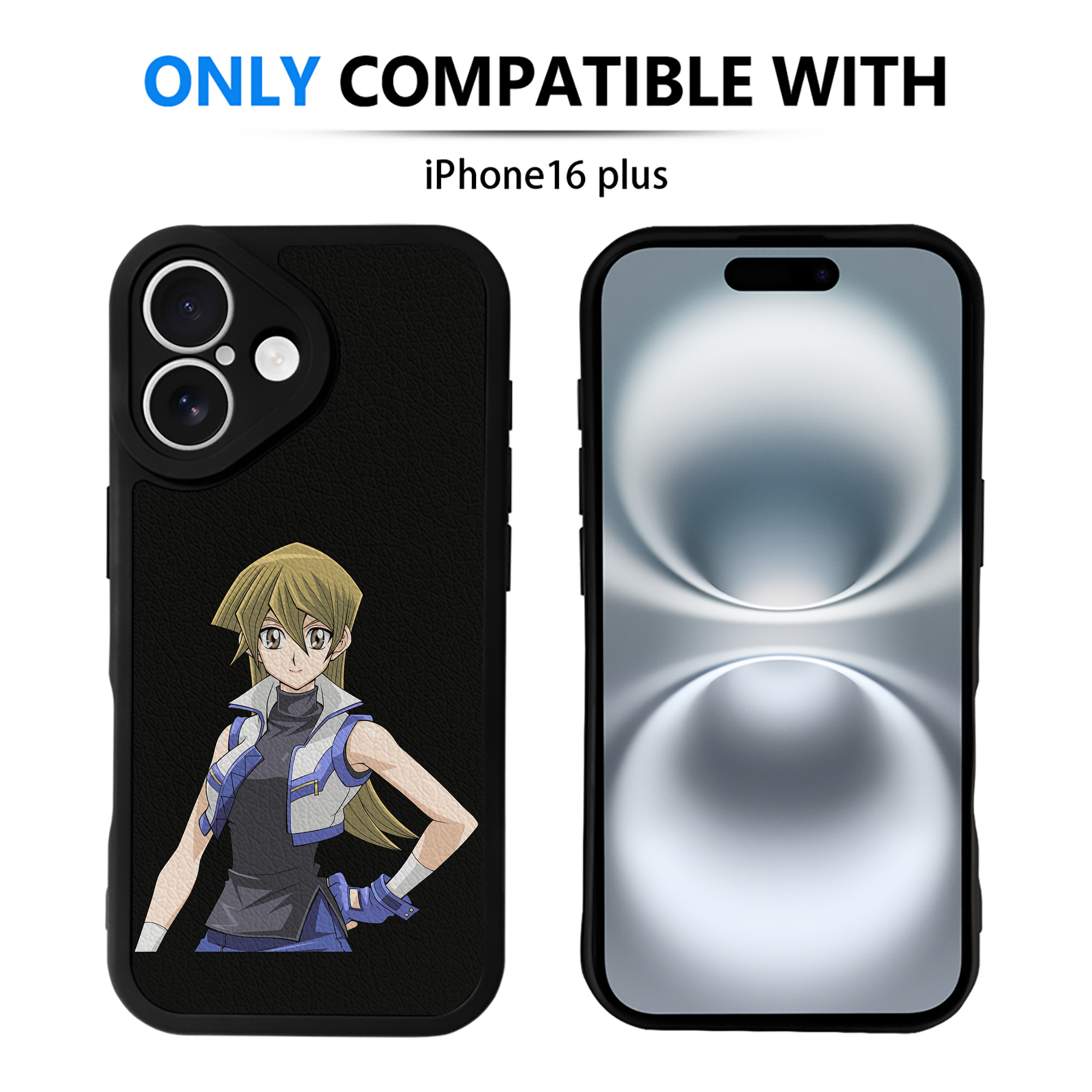 遊☆戯☆王 Yu-Gi-Oh! 【iPhone 16シリーズ対応】シリコンスマホケース（レザー調） 材質：シリコン